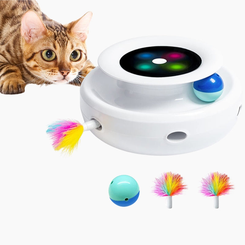 Automatic Fun Feather Ball Chase